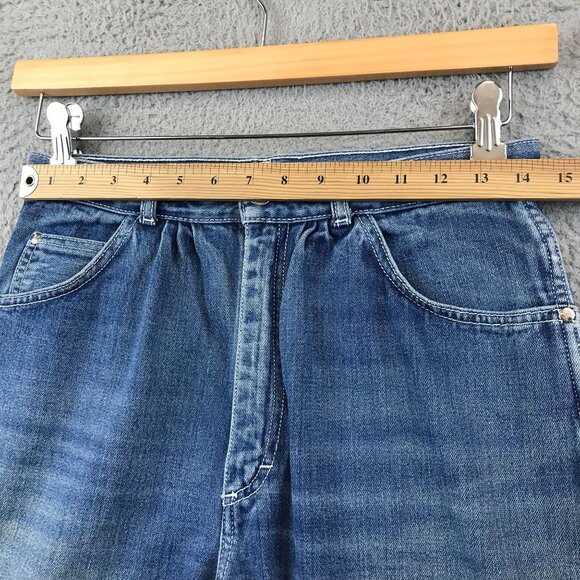 Vintage Gitano Womens High-Waisted Relaxed Fit Jeans Size 14 100% Cotton - Picture 6 of 15